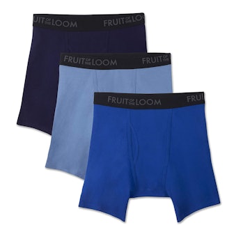 Fruit Of The Loom Breathable Boxer Briefs (3-Pack)