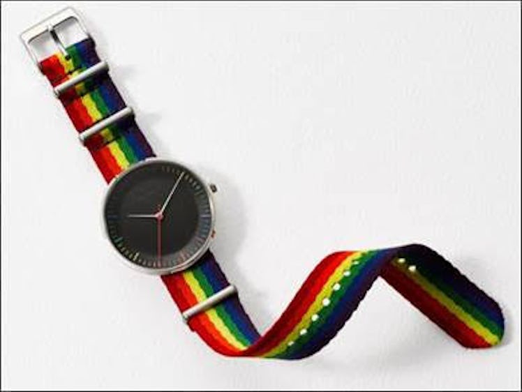 LIMITED EDITION PRIDE THREE-HAND STAINLESS STEEL WATCH CASE