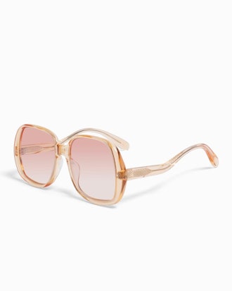 Olive Sunglasses Clear Peach