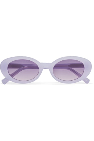 McKinley Oval-Frame Acetate Sunglasses
