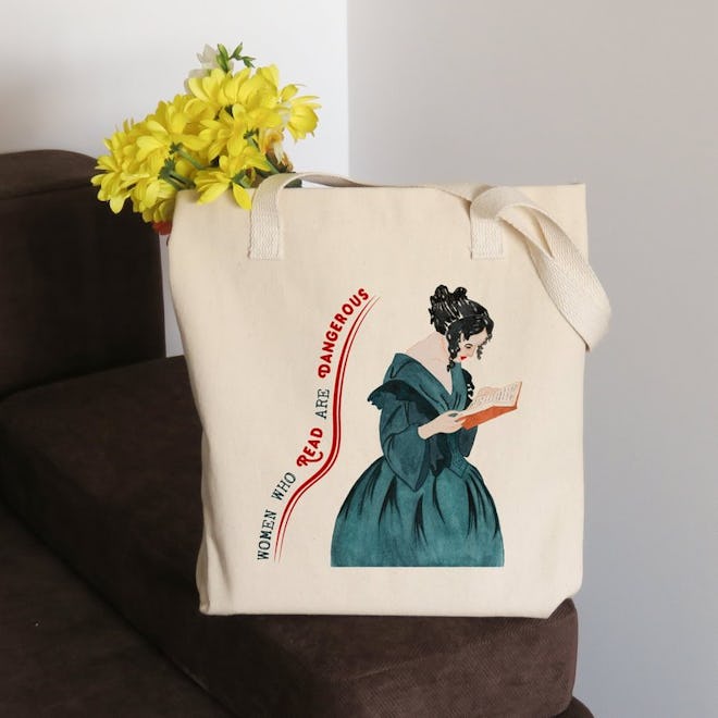 Women Who Read Are Dangerous Tote Bag