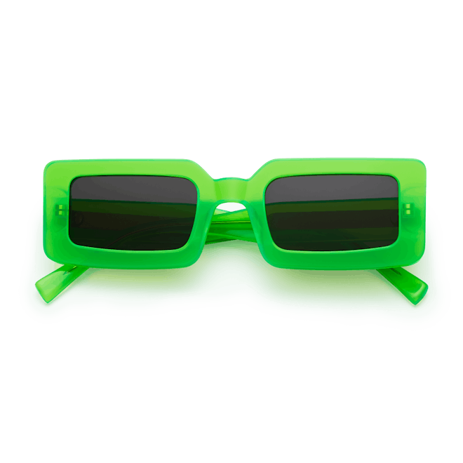 Neon Kryptonite Green Sunglasses