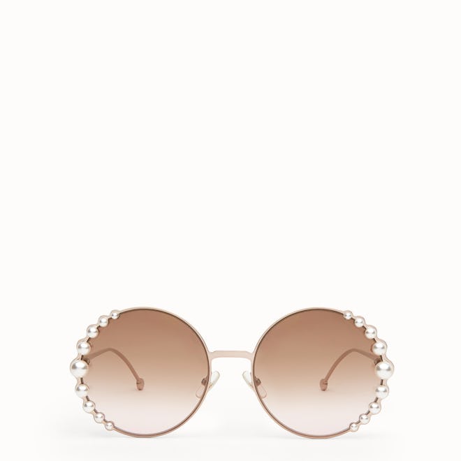 Ribbons & Pearls Metallic Sunglasses