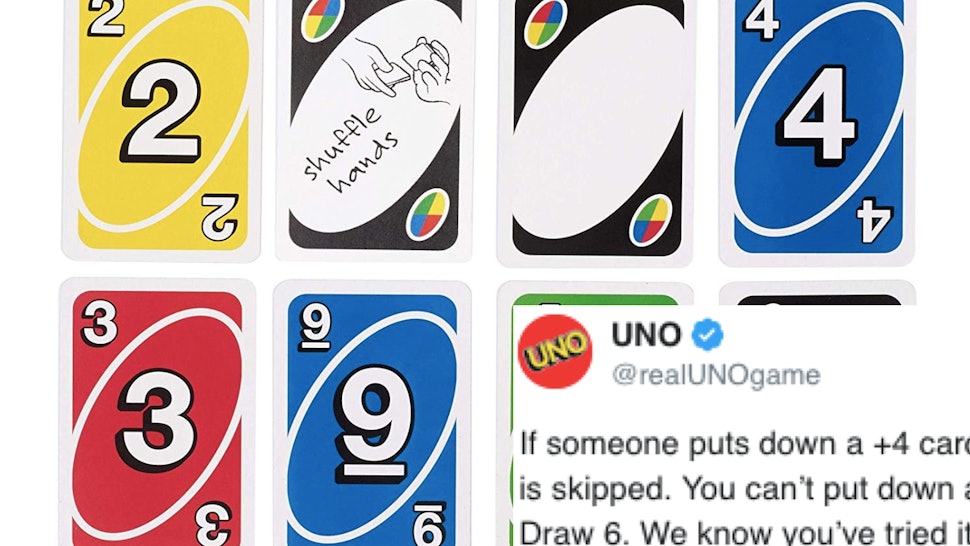Uno The Card Game Tweeted That This Move Isn't Legal & Players Should