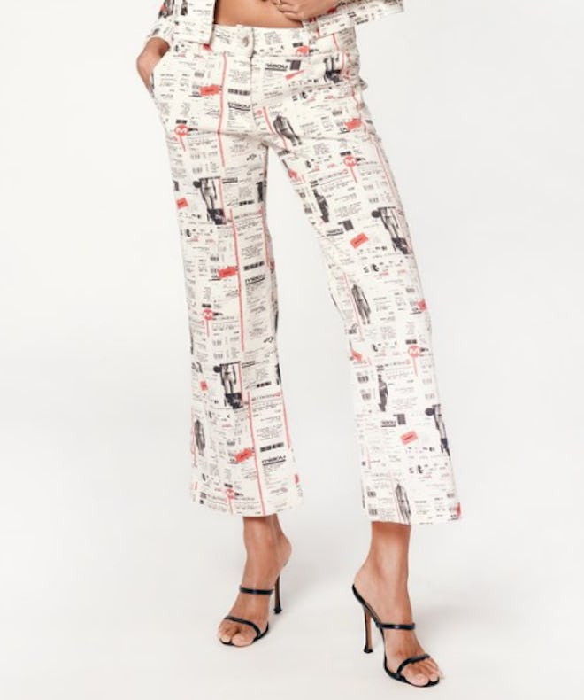 Sonia Pants in Newsprint