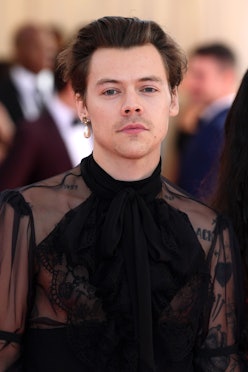 Harry Styles' Pearl Earring At The 2019 Met Gala Is Still Fully In Stock At  Gucci Right Now