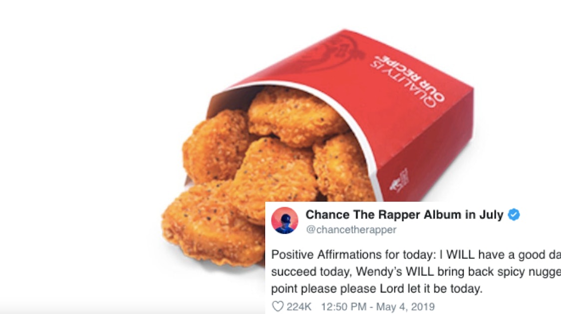 Wendy's Spicy Nuggets Are Back After A Viral Tweet Promising Their
