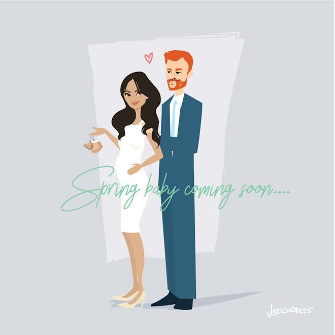 Royal Baby Announcement Poster Art