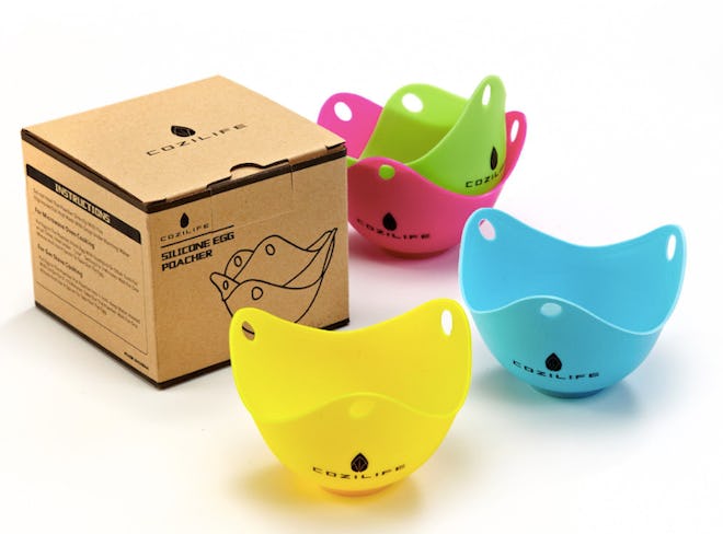 COZILIFE Silicone Egg Poaching Cups (4 Pack)