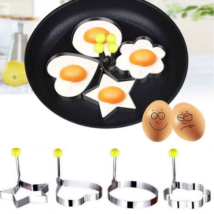 DICPOLIA Kitchen Supplies Stainless Steel Fried Egg Mold