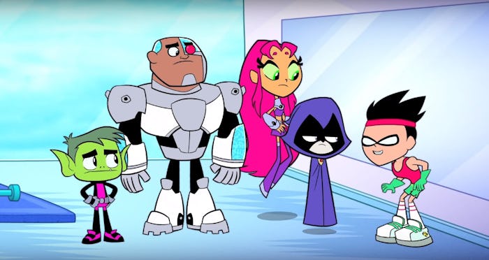 A screenshot from Cartoon Network’s Teen Titans Go!