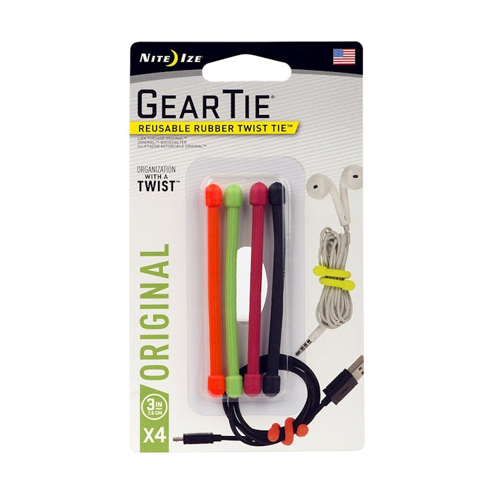 Nite Ize Original Gear Tie (Set of 4)