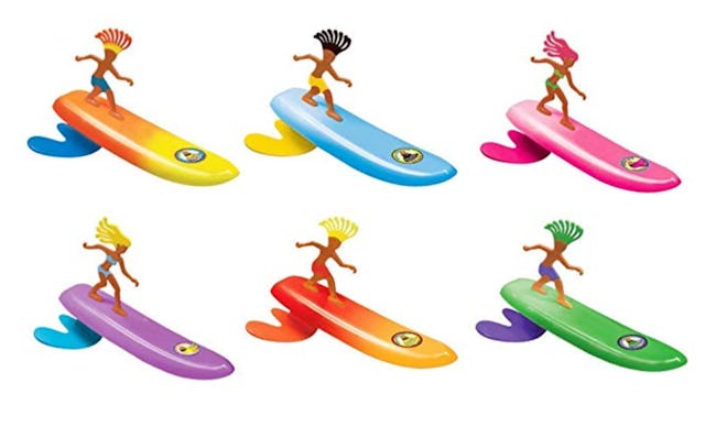 Surfer Dudes 2019 Edition Wave Powered Mini-Surfer and Surfboard Beach Toy by Aussie Alice