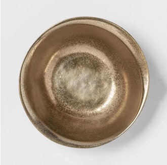 Cravings by Chrissy Teigen 10" Rough Aluminum Bowl - Gold