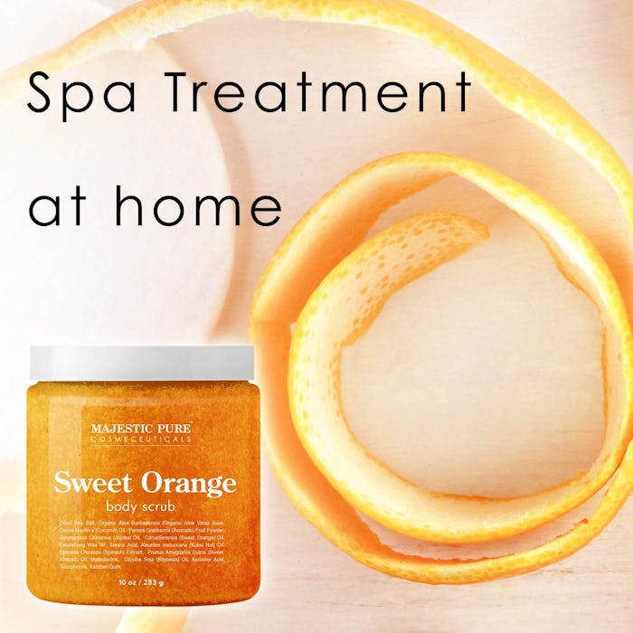 Majestic Pure Cosmeceuticals Sweet Orange Body Scrub