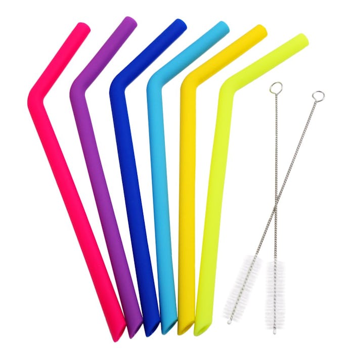 AZGIANT Reusable Straws (Set of 6)