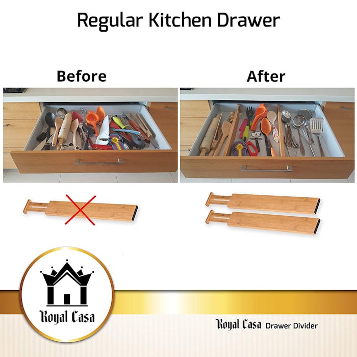 Royal Casa Drawer Dividers (4 Pack)