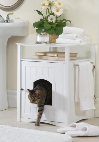 Merry Products Furniture Hidden Cat Litter Box Enclosure