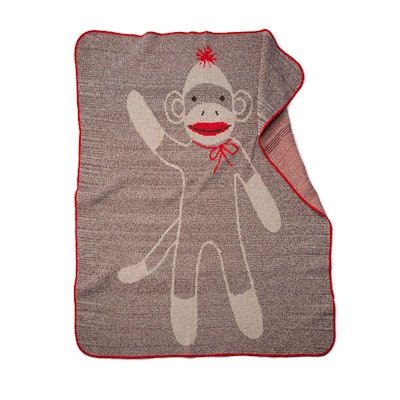 Sock Monkey Blanket
