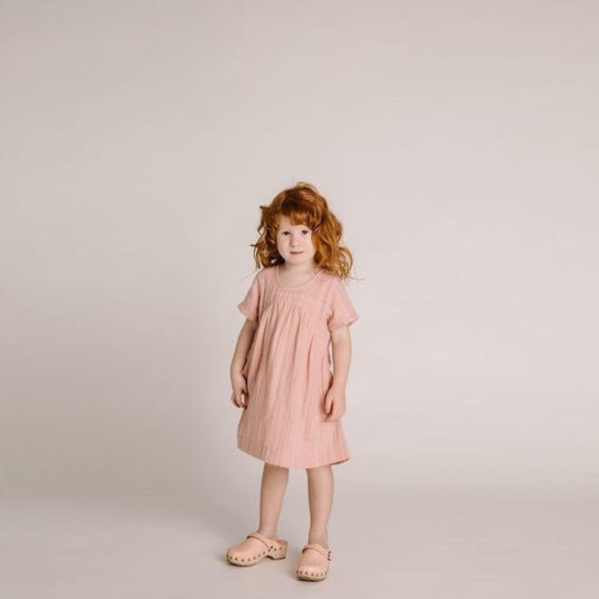 Clove Toddler Dress – Rose Stripe