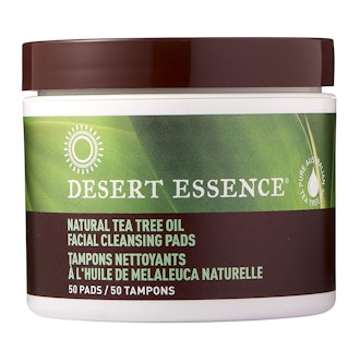 Desert Essence Tea Tree Oil Facial Cleansing Pads (50 Count)