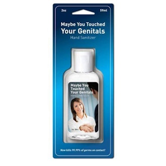 Blue Q "Maybe You Touched Your Genitals" Hand Sanitizer