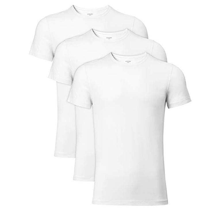 Genuwin Bamboo Rayon Undershirts (3-Pack)