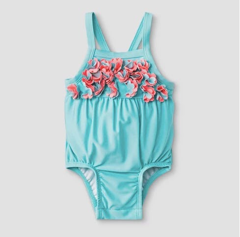 20 Best Convenient Swimsuits For Toddler Girls Because Diaper Changes Are The Worst