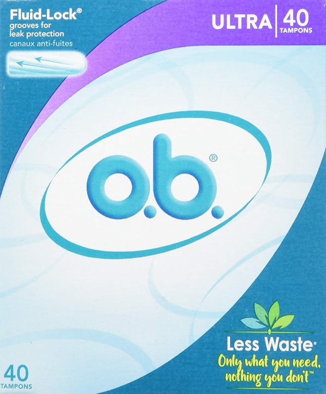 o.b. Original Non-Applicator Tampons, Ultra Absorbency