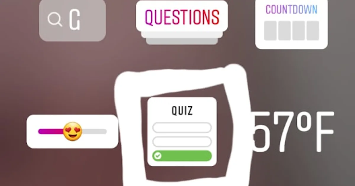 Sticker Quiz These 20 Question Ideas For Instagram's Quiz Sticker Will Keep Your ...