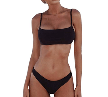 Summer Mae Padded Push-Up Brazilian Thong Bikini Set