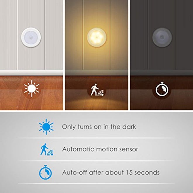 AMIR Motion Sensor Lights (6 Pack)