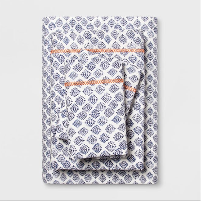 Printed Cotton Percale Sheet Set 