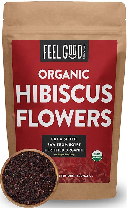 Feel Good Organics Hibiscus Flowers Loose Tea