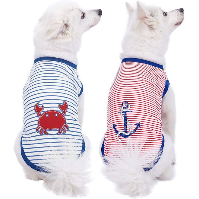 Sea Lover Cotton Blend Dog T-Shirts