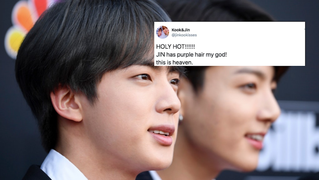 Bts Jin S New Purple Hair At Wembley Has Armys Worldwide