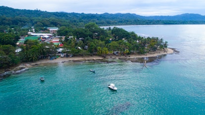 Lovely and more southern beaches of Puerto Viejo, Costa Rica that are full of trees