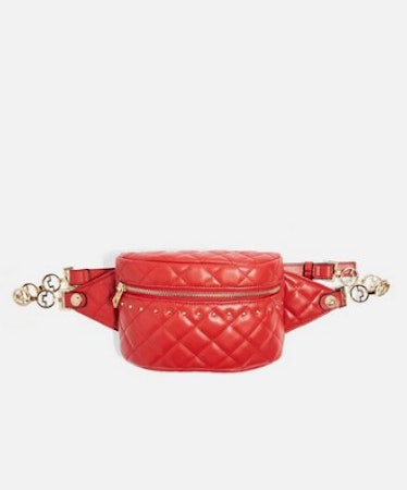 BRITT Red Quilted Bumbag