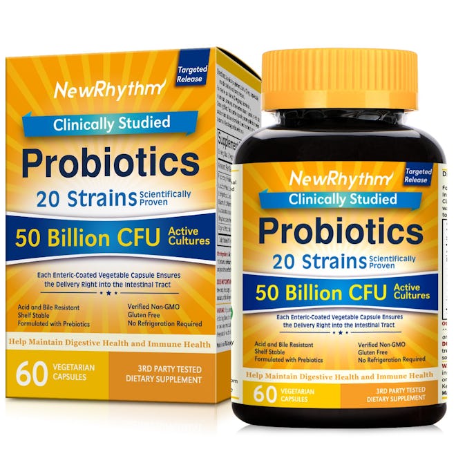 NewRhythm Probiotics, 60 Veggie Capsules