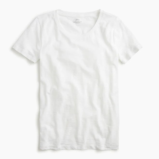 Vintage Cotton Crewneck T-Shirt