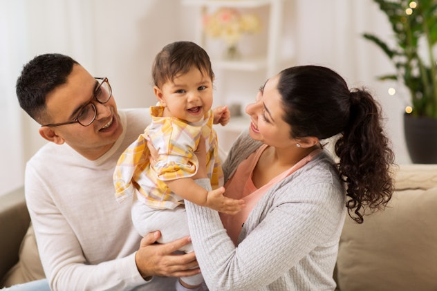 parents and baby, father's day quotes from a wife