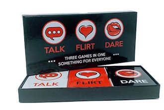 Talk, Flirt, Or Dare Date Night Card Game