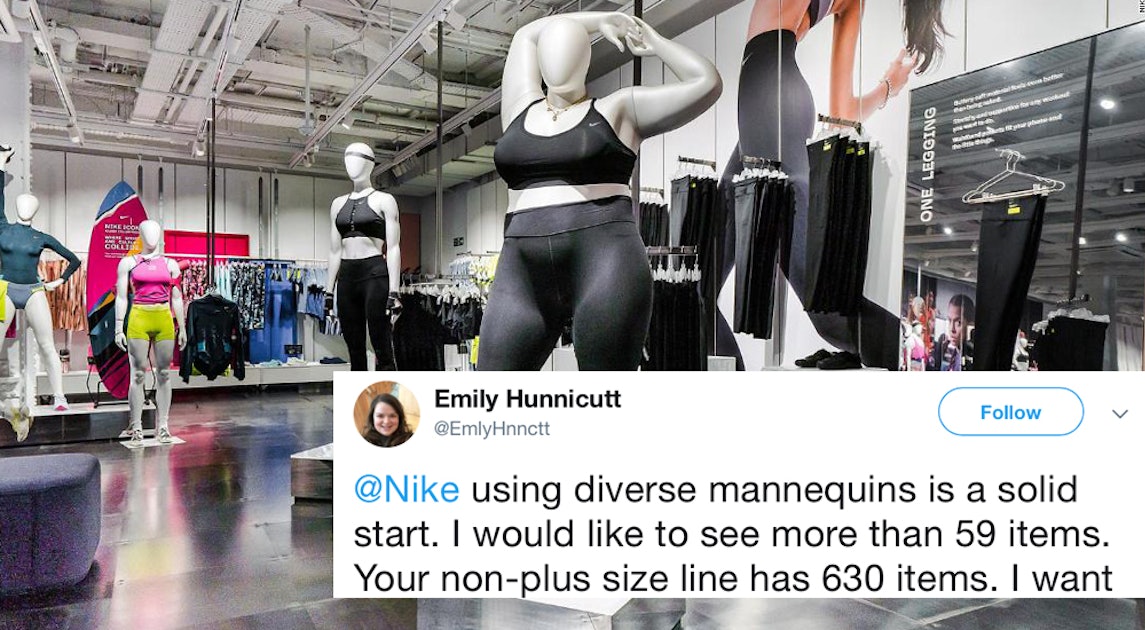 These Tweets About Nike's New Plus Size Mannequins Should Serve As  Inspiration For Other Retailers