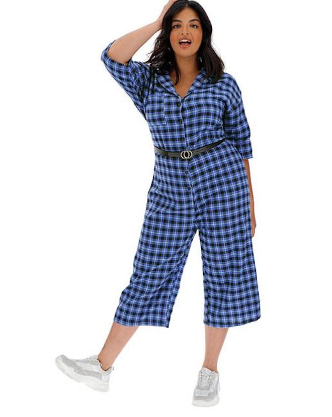 Daisy Street Checked Boiler Suit
