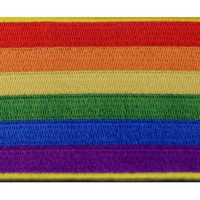 LGBT Rainbow Flag Embroidered Emblem