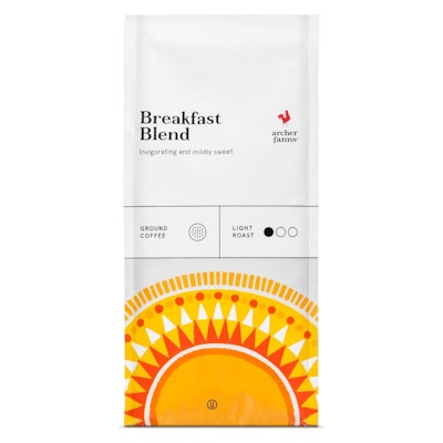 Breakfast Blend Light Roast Ground Coffee - 12oz - Archer Farms™
