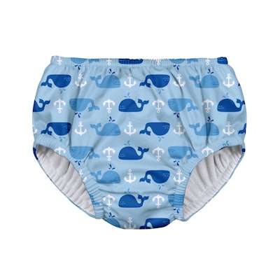 Baby Boys' Whales Pull-up Reusable Swim Diaper