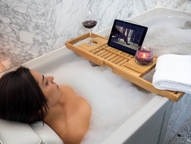 Bamboo Extending Bath Tray