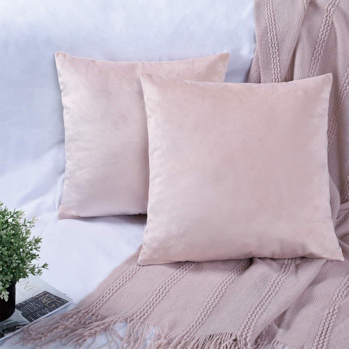 YINFUNG Velvet Pillow Covers (2 Pack)