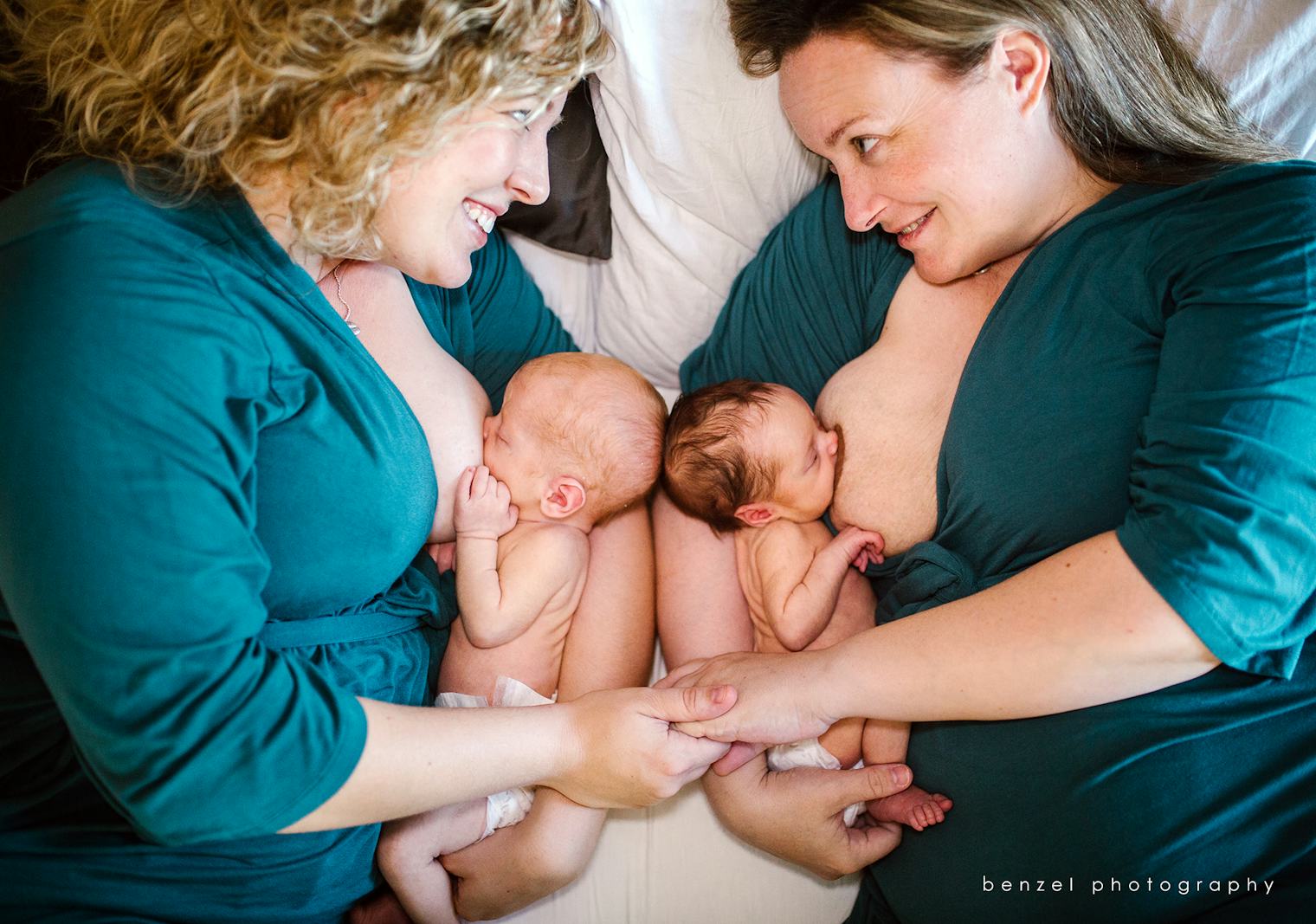 Viral Photo Of New Moms Breastfeeding Their Twins Is A Power photo photo